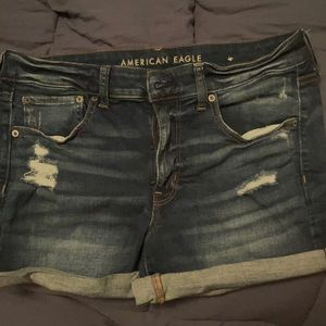 American eagle distressed shorts
